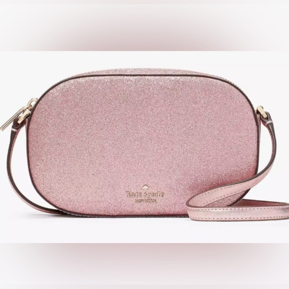Kate Spade Mitten Pink Glam Sprinkle Crossbody Bag